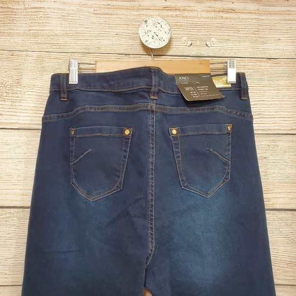 NWT Jones New York Signature Madison Skinny Leg 16P 33 Classic Fit Mid Rise Jean - Picture 10 of 11